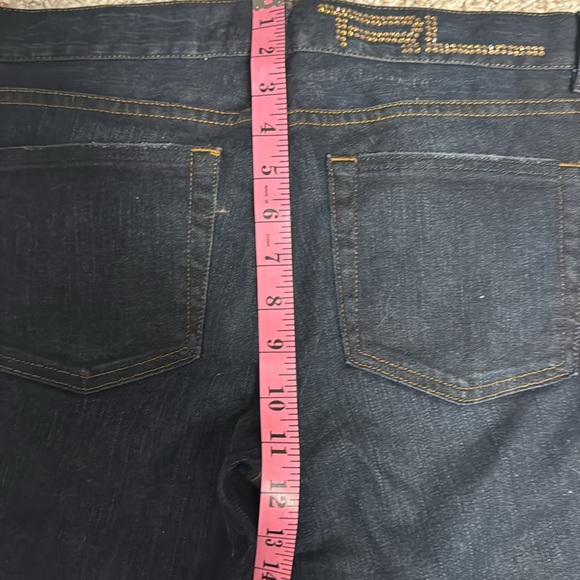 RALPH LAUREN Black Label Peacock Feather Blue Jeans Size 29 NWOT - Picture 6 of 10